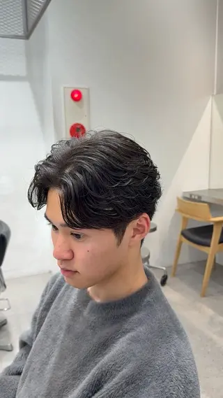 ショート パーマ fifth 村田 悠輔のヘアスタイル