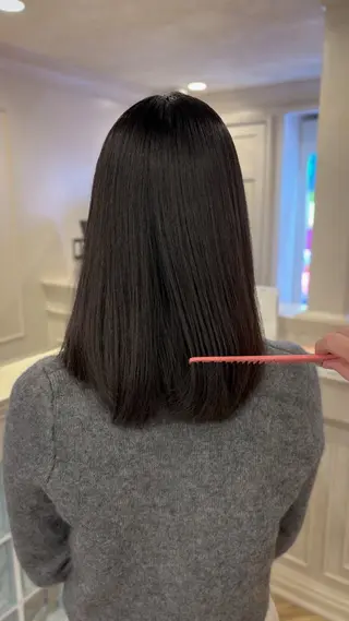 ミディアム カラー グレージュ|くすみ× 透明感|kazutoのヘアスタイル