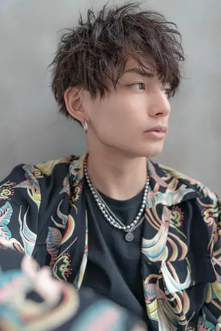 ショート カラー メンズ 💈圧倒的メンズ特化 DAITO💈のヘアスタイル
