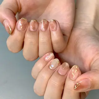 ネイル 新宿ニュアンスネイル makotoのネイルデザイン