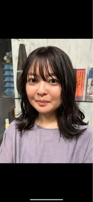 ロング カラー 松井美樹/似合わせ ガーリー・韓国のヘアスタイル