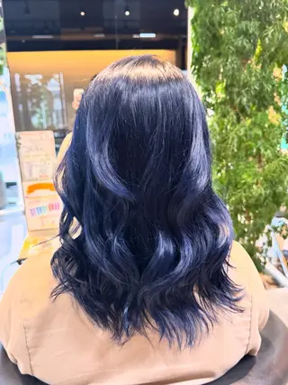 ミディアム カラー 韓国艶髪/透明感 カラー/ひなののヘアスタイル