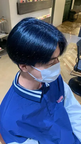 ショート カラー メンズ ZA/ZA神楽坂店所属・渡邉 彩愛のヘアスタイル