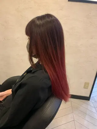 ロング カラー est hair Ameri 松戸西口店所属・est  店長 ✂︎高橋✂︎のヘアスタイル