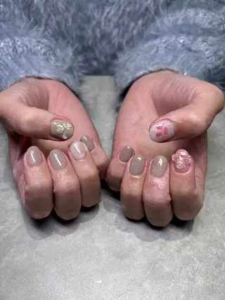 ネイル Miimo💅🏻 ほのか‪ ·͜·♡‬のネイルデザイン