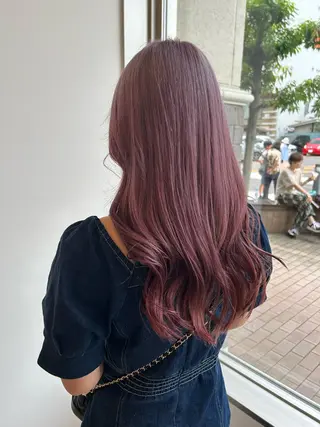 ロング かな🎀 ぷるカラー/エクステのヘアスタイル