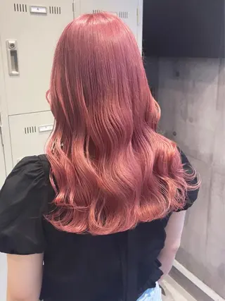 ロング カラー パーマ ヘアアレンジ メンズ キッズ ネイル マツエク・マツパ アイブロウ 💖オタク美容師 ꒰ঌ♡モモ♡໒꒱のヘアスタイル