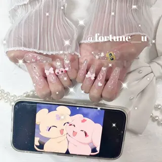 ネイル 💜5/4空✩.* Yuuna💜のネイルデザイン