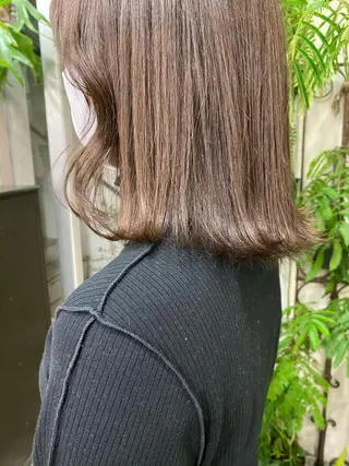 セミロング カラー なぎ🌿.∘[ボブ, ニュアンスカラー]のヘアスタイル