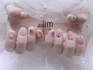 ネイル 葵うさぎ AIのネイルデザイン