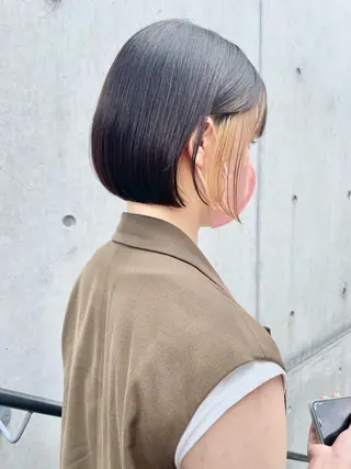 ショート カラー ショートボブ髪質改善 縮毛矯正のプロ山道潤のヘアスタイル