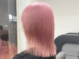 ミディアム カラー ハイトーン×レイヤー ／遠藤将太のヘアスタイル