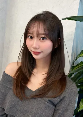 ミディアム 🩵似合わせカット/ カラー/あさか 🩵のヘアスタイル