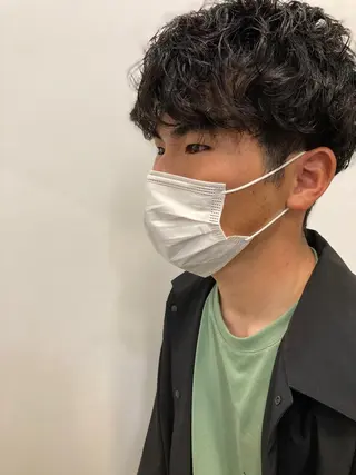 パーマ メンズ 新田龍之輔 →メンズ/派手髪のヘアスタイル