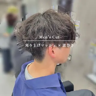 メンズ パーマ ショート 🌈メンズ特化🌈 /anri🧸のヘアスタイル