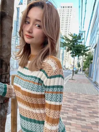 カラー 鈴木 晴陽のヘアスタイル