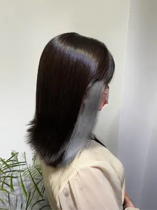 ミディアム カラー ☾伊左治祐未☾ カットセンター北のヘアスタイル