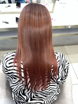 ロング 吹田 駿 髪質改善縮毛矯正のヘアスタイル