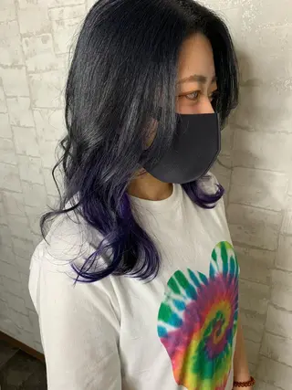 ロング カラー 船津武俊 フナツタケトシのヘアスタイル