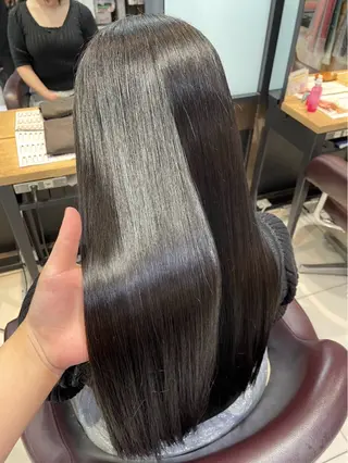 髪質改善 💠 韓国風うる艶/シオリのヘアスタイル
