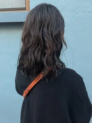 セミロング カラー パーマ 🪐ナチュラルモード ヘア🪐honokaのヘアスタイル