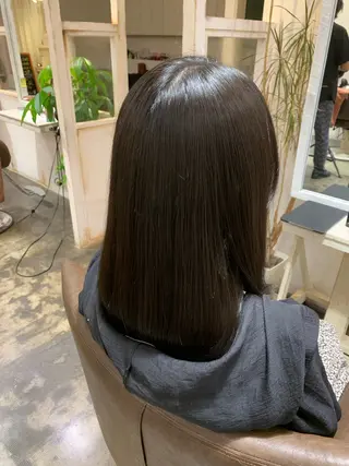 ミディアム naoc area2 chie＊奈良生駒市のヘアスタイル