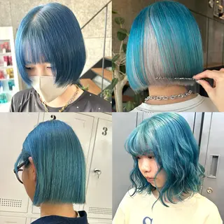 カラー 🤍垢抜け♡透明感 カラーmoeka🤍のヘアスタイル