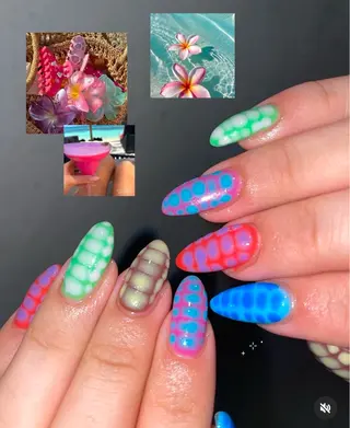 ネイル 渋谷ネイル🎀 ギャル/海外ネイルのネイルデザイン