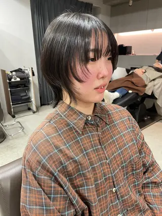ショート カラー 表参道🌿赤み消し カラー/チナツのヘアスタイル