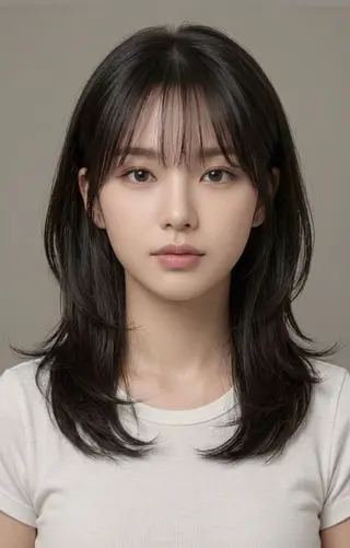 ミディアム ミディアムモデル 募集中/村上廉のヘアスタイル