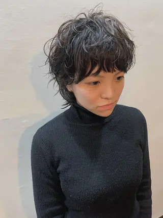 ショート 丹羽大喜 縮毛矯正/美髪矯正のヘアスタイル