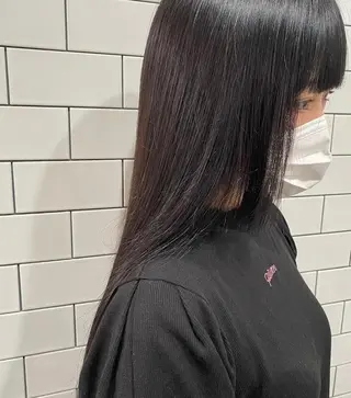 ロング カラー 藤江 健人のヘアスタイル