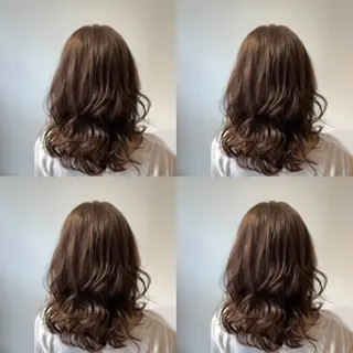 ミディアム ✨縮毛矯正✖︎顔周り レイヤー✨ナカムラのヘアスタイル