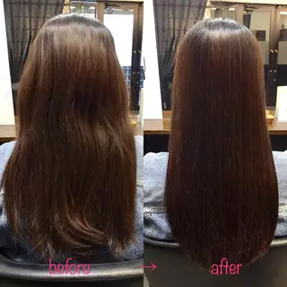 ロング 縮毛矯正&髪質改善 MAILHAIRのヘアスタイル