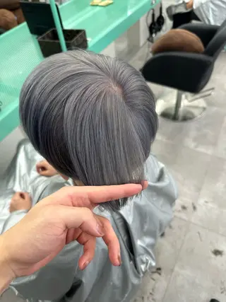 カラー メンズ 💖艶髪&ブリーチ髪 質改善💖舜希のヘアスタイル