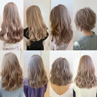 セミロング カラー インナーエクステ渋谷 🦋KAJIのヘアスタイル