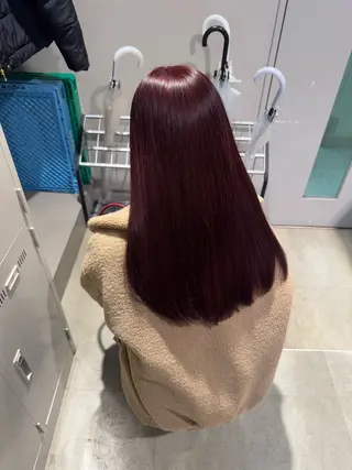 ロング カラー パーマ ヘアアレンジ メンズ キッズ 韓国系🇰🇷🩶 艶暗髪/MEIのヘアスタイル