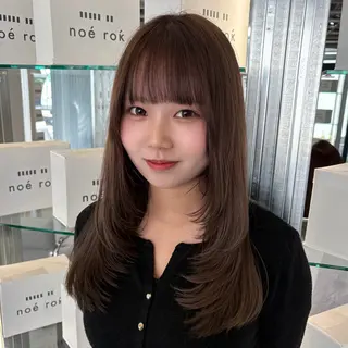 セミロング カラー ✨縮毛矯正/ボブ✨ 佐藤 さくらのヘアスタイル