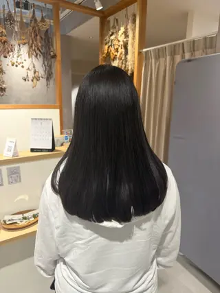 セミロング anju.カット 透明感カラー/パーマのヘアスタイル