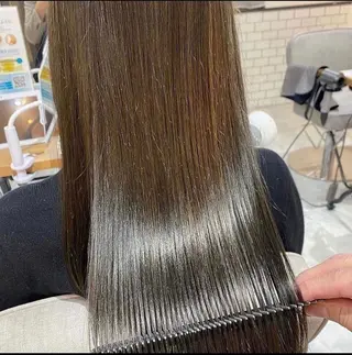 セミロング カラー 木下 マサキのヘアスタイル