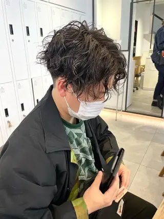 パーマ メンズ 新宿【メンズパーマ】 塩澤太一のヘアスタイル