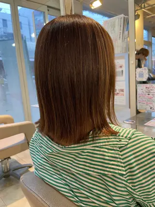ミディアム 本田 卓也のヘアスタイル