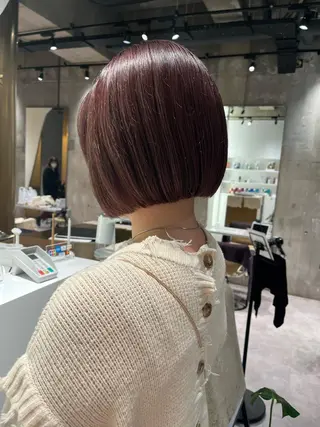 ショート カラー YUMA🪽/無料 ショートモデル募集中のヘアスタイル