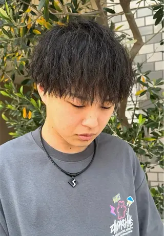 パーマ メンズ 年間2000名担当◎ パーマ職人/仲原佑樹のヘアスタイル