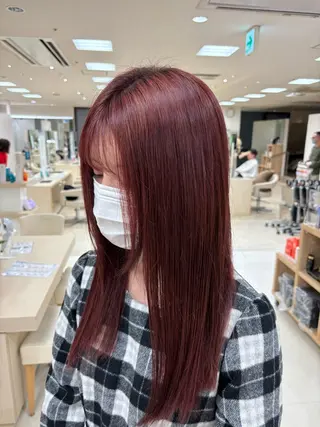 カラー 🎀暖色カラー/透明 感カラー/ひな🎀のヘアスタイル