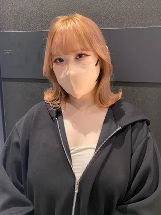 ミディアム カラー mai / linoah˚✧のヘアスタイル