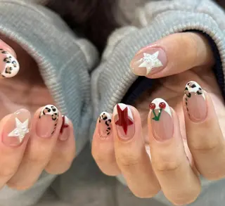 ネイル By moonネイル 🌷ワンホン/韓国風のネイルデザイン