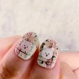 ネイル 3dパーツ/流行り 👧shushu❤️のネイルデザイン