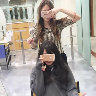 ロング カラー パーマ 韓国肌管理 ウプエステティックのエステ・リラクイメージ