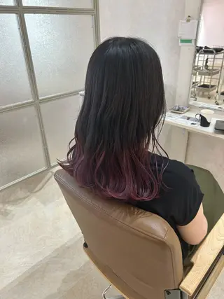 セミロング カラー 💙まこと💙艶 カラー(Rico)のヘアスタイル